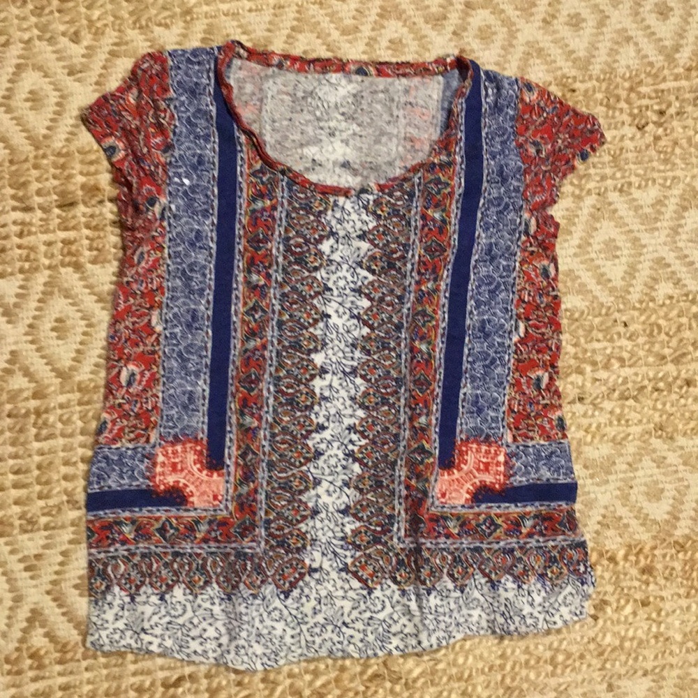 Lucky Boho short sleeved top